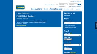 
                            4. PREMIUM Club Members - Car Rental Deals from Alamo Rent ...