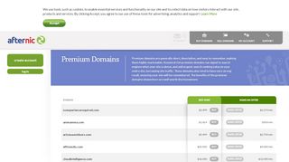 
                            5. Premium Domains - Afternic