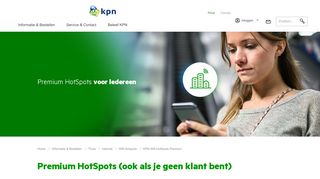 
                            4. Premium HotSpots (ook voor niet-klanten) | KPN