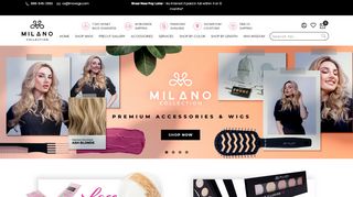 
                            4. Premium Human Hair Wigs and Accessories l Milano Collection