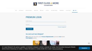 
                            9. Premium Login | First Class & More