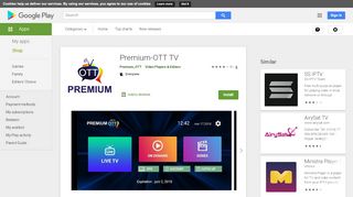 
                            9. Premium-OTT TV - Apps on Google Play