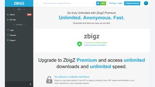 
                            4. Premium overview - ZBIGZ - online torrent client