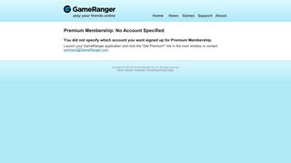 
                            2. Premium Sign Up - GameRanger