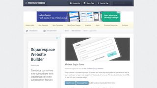 
                            4. PremiumFreebies · Modern Login Form