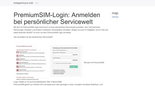 
                            3. PremiumSIM-Login: Anmelden bei persönlicher Servicewelt