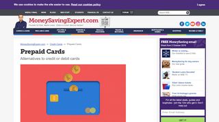 
                            8. Prepaid cards: best offers - MoneySavingExpert