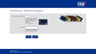 
                            9. Prepaid Cards Enquiry System - ppc.bankfab.com