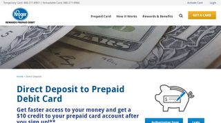 
                            7. Prepaid Cards with Direct Deposit | Kroger REWARDS …