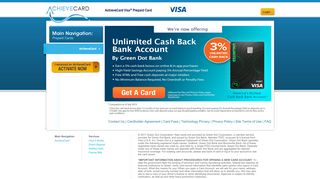 
                            1. Prepaid Debit Cards | Visa Prepaid Cards | AchieveCard