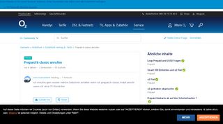 
                            4. Prepaid k-classic anrufen | O₂ Community