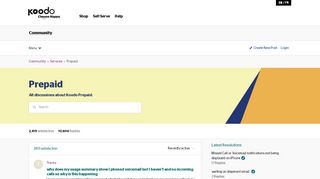 
                            6. Prepaid | Koodo Community