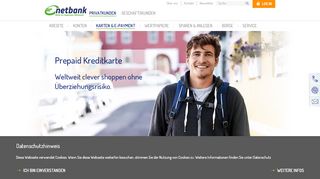 
                            2. Prepaid Kreditkarte online – Prepaid Credit Card | netbank