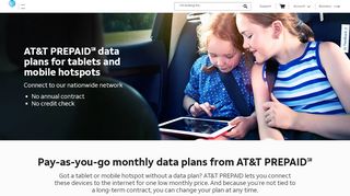 
                            4. Prepaid Mobile Hotspot & Tablet Data Plans - AT&T PREPAID