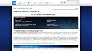 
                            1. Prepaid Reloadable: American Express Prepaid …