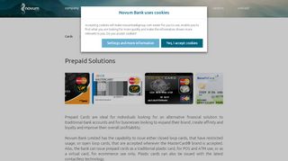 
                            9. Prepaid Solutions - Novum Bank Limited