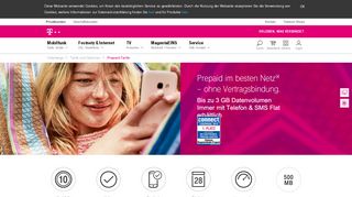 
                            6. Prepaid-Tarife ohne Vertragsbindung | Telekom