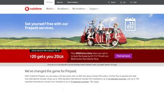 
                            10. Prepaid – The Plans To Set You Free | Vodafone Australia