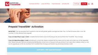 
                            7. Prepaid TravelSIM Manual Activation – Australia …