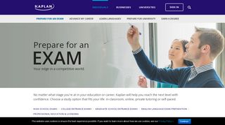 
                            3. Prepare for an Exam - Kaplan