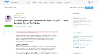 
                            3. Preparing Managed System Note Assistant (SNOTE) for ...