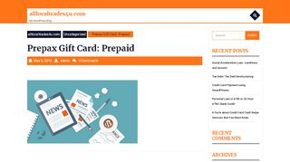 
                            7. Prepax Gift Card: Prepaid – alllocaltrades4u.com