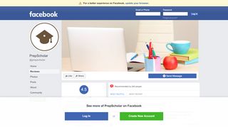 
                            8. PrepScholar - Reviews | Facebook