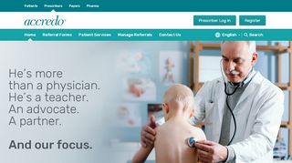 
                            4. Prescribers Homepage | Accredo