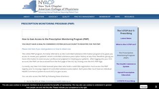 
                            3. Prescription Monitoring Program (PMP) - New York Chapter ...