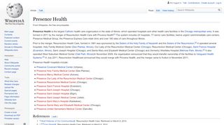 
                            7. Presence Health - Wikipedia