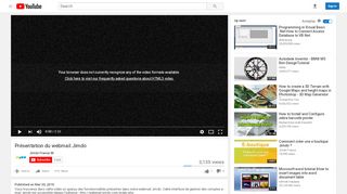
                            7. Présentation du webmail Jimdo - YouTube