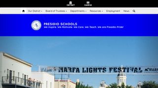 
                            2. Presidio ISD - Home