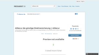 
                            7. Press About allsecur.de - AllSecur die günstige ...