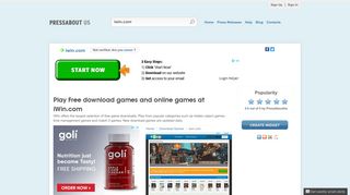 
                            6. Press About iwin.com - Play Free download games and online ...
