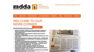 
                            9. PRESS ROOM | Media Development and Diversity Agency - MDDA