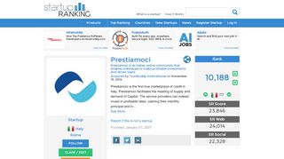 
                            5. Prestiamoci - Prestiamoci is an Italian online community ...