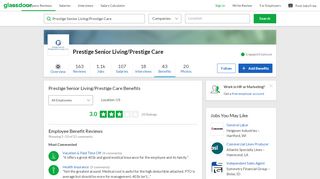 
                            4. Prestige Senior Living/Prestige Care Employee Benefits and ...