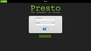 
                            3. Presto Sign In