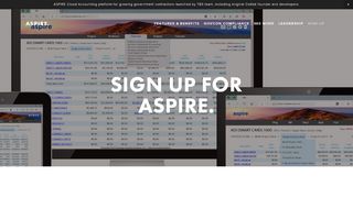 
                            6. Preview Sign-Up — Aspire.