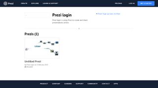 
                            4. Prezi login on Prezi