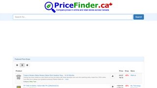 
                            8. PriceFinder.ca - Compare prices in online and retail ...