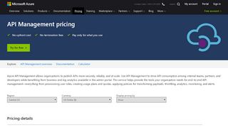 
                            3. Pricing - API Management | Microsoft Azure