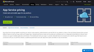 
                            3. Pricing - App Service | Microsoft Azure