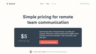 
                            9. Pricing - Carrot | Asynchronous communication for teams