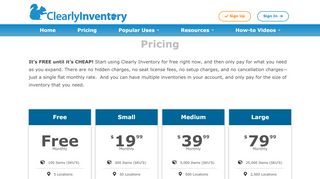 
                            4. Pricing for Clearly Inventory Web Based Inventory ...