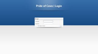 
                            2. Pride of Cows | Login