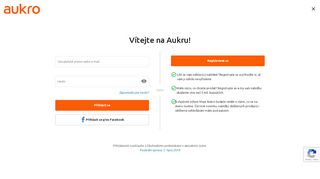 
                            1. Přihlášení na Aukru - AUKRO – největší české ...