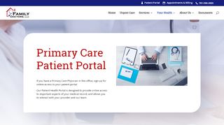 
                            3. Primary Care Patient Portal | Family Doctors, LLC