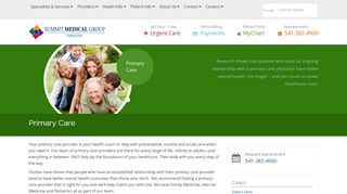 
                            6. Primary Care - Summit Medical Group Oregon