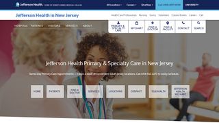 
                            3. Primary & Specialty Care | Jefferson Health New Jersey